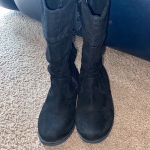 Children’s Place Toddler Suede Black Boots